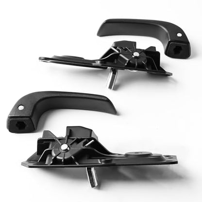 FAERSI 2pcs Interior Door Handle Kit,Compatible with 2007-2014 Chevy Avalanche Silverado Suburban Tahoe,GMC Sierra Yukon,Cadillac Escalade,Replaces OE# 20833602, 20833606 - color: Driver Side & Passenger Side
