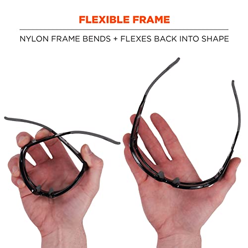 Ergodyne Skullerz ODIN Anti Scratch Safety Glasses, Anti-Fog, ANSI z87.1 - color: In/Outdoor Lens