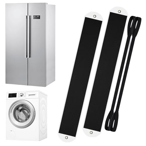Appliance Furniture Sliders for Heavy Duty Carpet/Hardwood - 660lb Capacity 2-Pack, Thick Non-Scratch Moving Pads for Refrigerators, Safes - Reusable Appliance Mover with Pull Straps (5ft) - size: 6.7IN*60IN