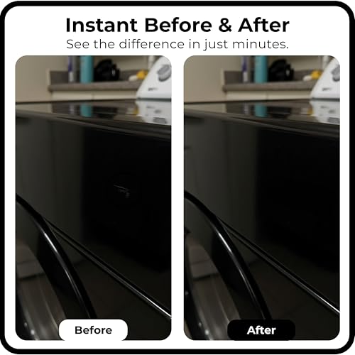 spot. High-Gloss Black Touch Up Paint – Porcelain and Appliance Repair for Chips, Stains, Scratches, and Cracks on Fridges, Microwaves, Dishwashers, Dryers, Tiles, and Metal Surfaces – 1 fl oz - color: Black Pearl