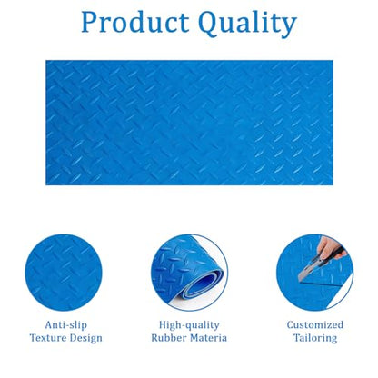 Swimming Pool Ladder Step Mat, 36" x 36" Protective Pool Ladder Pad Step Mat with Non-Slip Texture, Pool Liner Protection Mat for In-ground or Above Ground Pools