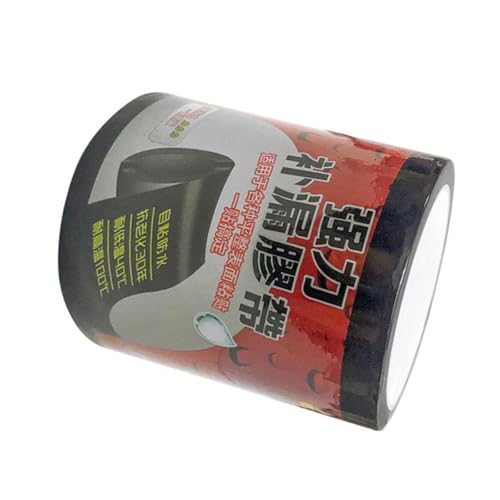 Mikinona Waterproof Sealant Tape for Industrial Pipe Repair Strong Adhesive Self-Sealing PVC Leak Repair Tape Black for Plumbing and Water Leakage Prevention