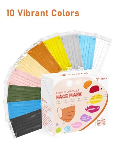 Face Masks Disposable 100 Pack, 4 Ply ASTM Level 3 Medical Grade, Breathable for Adult Outdoor Protection, Individually Wrapped for Home, School & Office, Frosted Silver - color: Frosted Silver