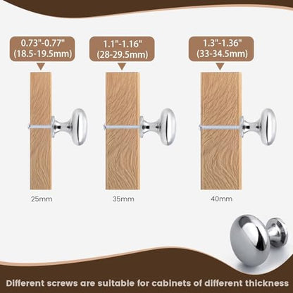 15 Pack Polished Chrome Kitchen Cabinet Knobs, 1-3/16 Inch(29.5mm) Drawer Knobs Dresser Knobs,Solid Drawer Pulls Kitchen Cabinet Pulls for Dresser Drawers - color: Polished Chrome