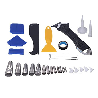 5 in 1 Silicone Caulking Tools Multifunctional Shovel Angle Scraper Silicone Sealant Finishing Tool Caulk Remover and Sealant Scraper Set