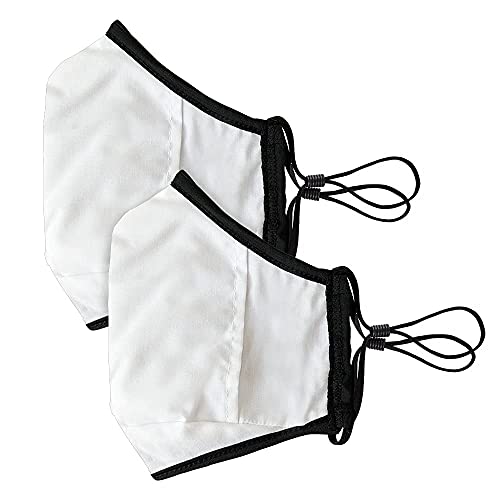Tommie Copper Community Wear Face Masks I Double Lined, Copper Infused, Ear Straps & Nose Wire, Face Covering (Pack of 2) - style: Black W/Filter Pocket