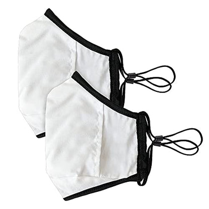 Tommie Copper Community Wear Face Masks I Double Lined, Copper Infused, Ear Straps & Nose Wire, Face Covering (Pack of 2) - style: Black W/Filter Pocket