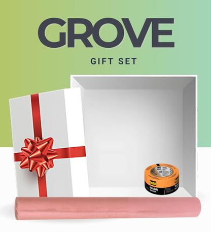 Trimaco Rosin Floor Protection Paper (36 in.) Bundle with Masking Tape for Protecting Floors During Painting and Renovation Projects — Gift Set (2 Items)