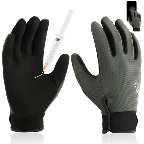 TAILI Needle-Resistant, Puncture-Resistant and Cut-Resistant Gloves - color: X-large, Gray