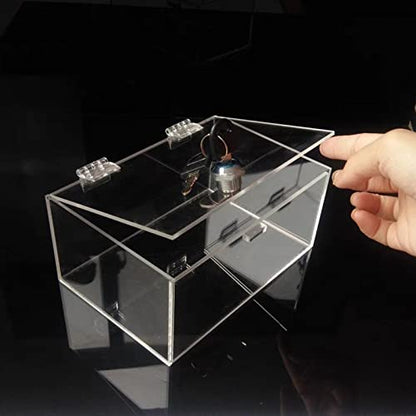 12 Pcs Acrylic Small Hinges - Self Adhesive Clear Plastic Transparent Continuous Hinge Tools for Cabinet Drawer Furniture DIY Display Stand 35x25 mm - size: 35 x 25 mm