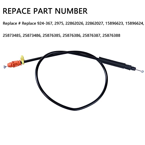 Door Cable Latch Kit Compatible with 2007-2014 Chevy Silverado Tahoe Yukon Sierra Escalade, 31" Driver/Passenger Side Front Doors for Power Door Locks-Replace 924-367, 22862026 Door Latch Cable Repair - size: 31" Door Latch Release Cable