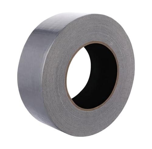 Brixwell Duct Tape Heavy Duty 1.88 Inch x 60 Yards Gray, Waterproof Adhesive Roll with Reinforced Cotton Mesh Backing, Professional Grade for Indoor Outdoor Repairs, Sealing, Bundling, Packaging Use - size: 1.88" x 60 yards