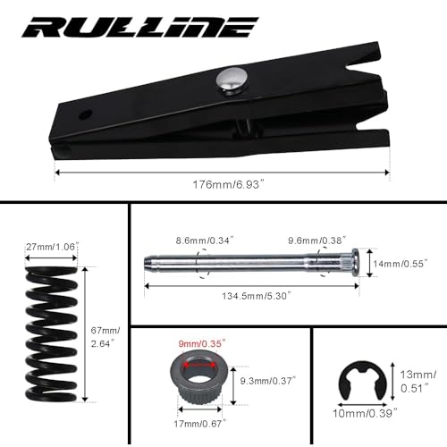 RULLINE Complete Door Hinge Repair Kit for Chevy GMC - Includes Pin, Bushing, Spring, and Tool - Compatible with C1500 C2500 K1500 K2500 K3500 Suburban Tahoe Jimmy Yukon 1988-2002 - size: For 88-02 Chevy 19pcs