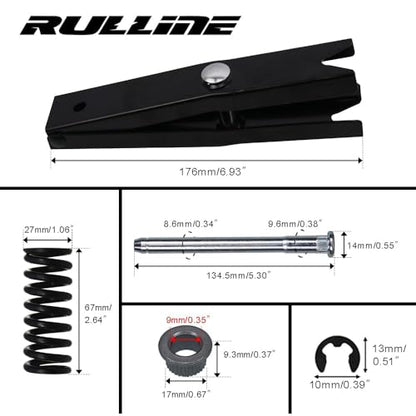 RULLINE Complete Door Hinge Repair Kit for Chevy GMC - Includes Pin, Bushing, Spring, and Tool - Compatible with C1500 C2500 K1500 K2500 K3500 Suburban Tahoe Jimmy Yukon 1988-2002 - size: For 88-02 Chevy 19pcs