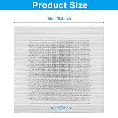 Waziaqoc 8 Pack 4 Inch Drywall Patch, Aluminum Drywall Repair Kit, Heavy Duty Wall Hole Repair Patch, for Home Renovation Projects - size: 4 x 4 Inch