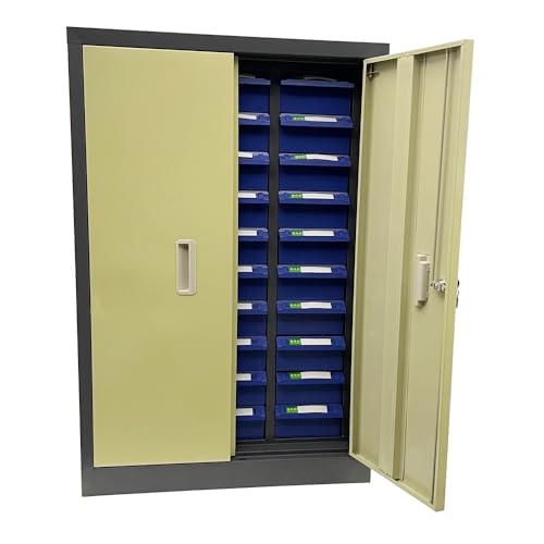 Parts Cabinet with Door Hardware Storage Cabinet Large 30 Drawer Parts Storage Cabinet Hardware Organizer