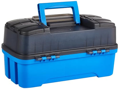PLANO PLAMT6231 Fishing Equipment Tackle Bags & Boxes, Bright Blue/Black, One Size - color: Blue, style: Three-Tray