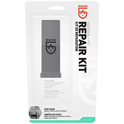 GEAR AID Aquaseal Wader and Boot Repair Kit – Waterproof Adhesive and Patch Kit for Fixing Holes, Tears in Neoprene, Breathable Waders and Outdoor Gear with Aquaseal FD and Tenacious Tape, 3 Pack - size: 1.25 Fl Oz (3 Pack)