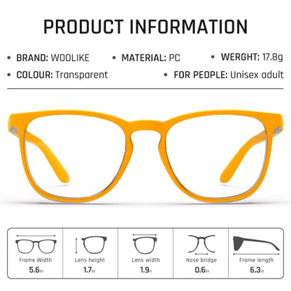Stylish Safety Glasses, Clear Anti-Fog Anti-Scratch Protective Glasses For Men And Women - color: Egg Yellow