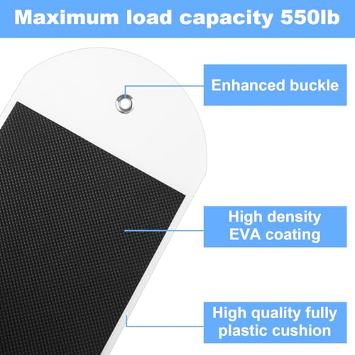 2 Pack Heavy Duty Long Furniture Sliders, Large Furniture Sliders for Carpet, Appliance Moving Sliders with Pull Strap, Pull Furniture Slides for Moving Furniture, Safes on Carpet and Hardwood Floor