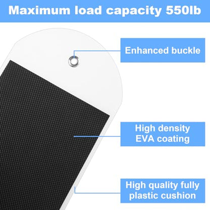 2 Pack Heavy Duty Long Furniture Sliders, Large Furniture Sliders for Carpet, Appliance Moving Sliders with Pull Strap, Pull Furniture Slides for Moving Furniture, Safes on Carpet and Hardwood Floor