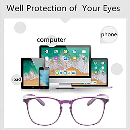 Safety Glasses for Men Women Nurses Anti Fog Stylish Fashion Comfortable Goggles with Side Shields Eye Protection for Adult - color: Dark Purple