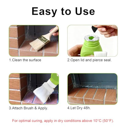 Waterproof Sealant, 12.3 oz Invisible Waterproof Agent for Roof, Walls, Terrace, Driveway, Clear Indoor/Outdoor Protective Sealant