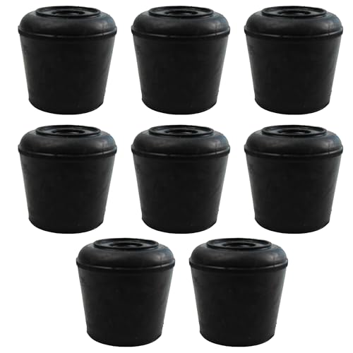 Rubber pad Circular Table Foot Cover Chair Foot Cover Silent Furniture Table and Chair Anti Slip Cover 32mm（1-1/4 inch） - size: 32mm-8pack
