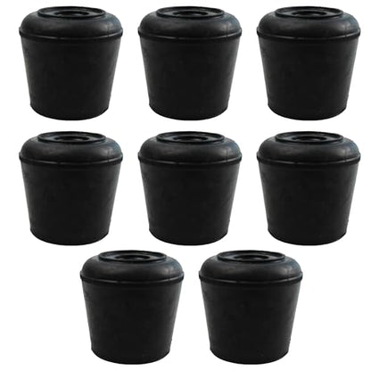 Rubber pad Circular Table Foot Cover Chair Foot Cover Silent Furniture Table and Chair Anti Slip Cover 32mm（1-1/4 inch） - size: 32mm-8pack