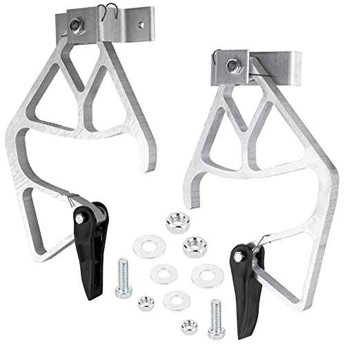 Aluminum Extension Ladder Locks for Wer-ner 28-11 Ladders, Rung Ladder Lock Kit Compatible with Wer-ner Aluminum Fiberglass 24 ft, 28 ft, 32 ft Extension Ladders Parts - size: Extension Ladder Locks for Werner
