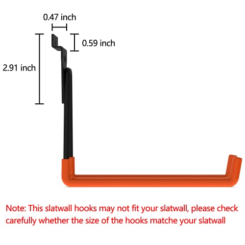 Slatwall Hooks Slatwall Accessories Utility Hooks Garage Storage Tool Organizer Large Heavy Duty Garage Panels Hooks for Ladders Bulk Items - size: Slatwall Hooks 12pack