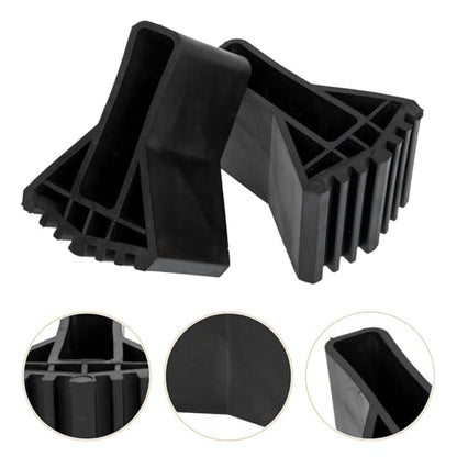 Toddmomy 2pcs Non-Slip Ladder Foot Protective Mats Rubber Cover Folding Ladder Accessories Anti-Skid Pads for Home and Building Use Random Style