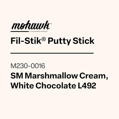 Mohawk Fil-Stik, Wax Putty Stick for Wood Repair, Sm Marshmallow Cream, White Chocolate L492, M230-0016, 1 Count - color: Marshmallow Cream