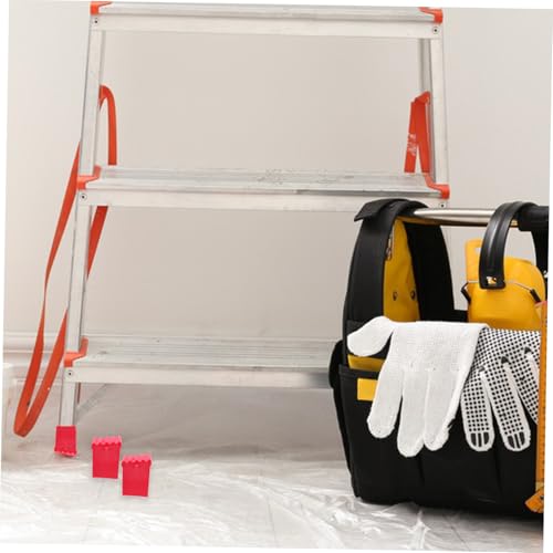 DOITOOL 2pcs Ladder Non-Slip Rubber Feet Covers Anti-Slip Ladder Pads for Safety and Stability Sturdy Foot Protectors for Home and Construction