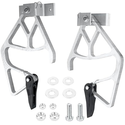 Aluminum Extension Ladder Locks for Wer-ner 28-11 Ladders, Rung Ladder Lock Kit Compatible with Wer-ner Aluminum Fiberglass 24 ft, 28 ft, 32 ft Extension Ladders Parts - size: Extension Ladder Locks for Werner