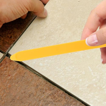 Hemobllo Plastic Scraper Set 20pcs Silicone – Scratch-Free Flexible Reusable – for Kitchen Bathroom Floor Grout Sealing for Tile Caulking and Sealant Finishing