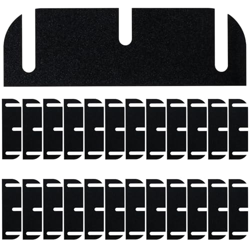24 PCS Door Hinge Shims, 3.5 Inch Door Hinge Spacers Kit, Trimmable Hinges Shims PC Material for Door Repair & Alignment,0.05” Thickness - color: 3.5" 3 hole-24 PCS
