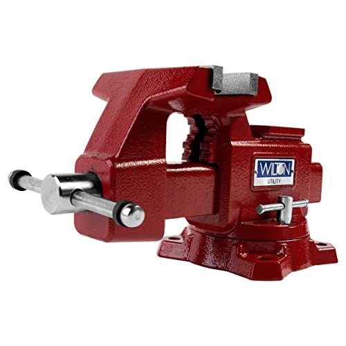 Wilton Utility Bench Vise, 5-1/2" Jaw Width, 5" Jaw Opening, 3-1/4" Throat (Model 675U) - size: 5-1/2 in. Width, style: 5 in. Opening