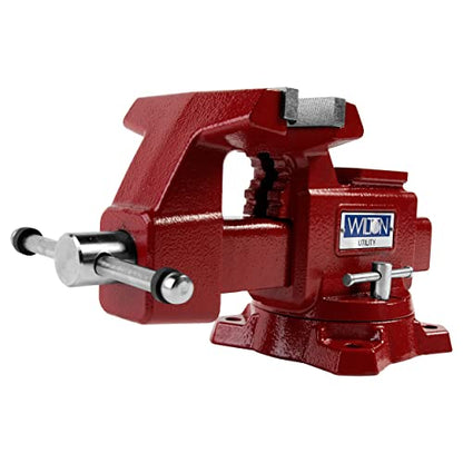 Wilton Utility Bench Vise, 5-1/2" Jaw Width, 5" Jaw Opening, 3-1/4" Throat (Model 675U) - size: 5-1/2 in. Width, style: 5 in. Opening