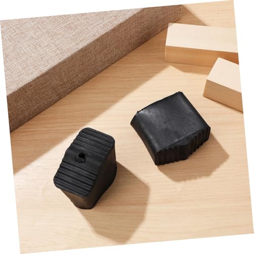 NUOBESTY 4pcs Non Slip Ladder Mat Folding Ladder Accessories Pads High Friction Surface for Safety Easy Installation and Floor Protection