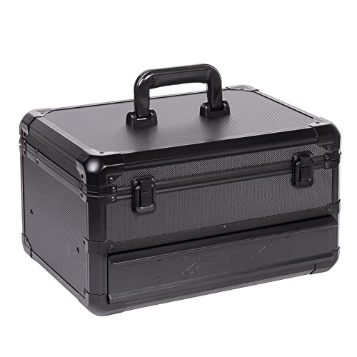 E ELIAUK Tool Box Hard Case Tool Organizer Storage Cabinet Carry Case,Toolbox with Drawers, Black - color: Black