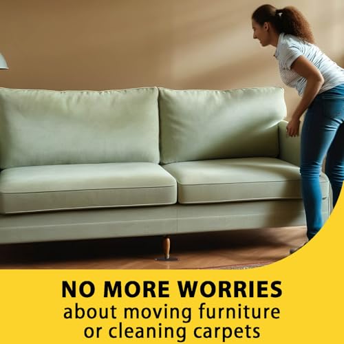 8 Pieces Furniture Sliders, 9 1/2" Sliders for Carpet Hardwood Floors Large Heavy Furniture, Reusable Heavy-Duty Gliders Movers Plastic Moving Pads Protectors (8 PCS 9 1/2" Brown) - size: 8 PCS 9 1/2" Brown