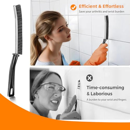 6Pcs Hard-bristled Crevice Cleaning Brush, Multifunctional Thin Gap Scrub Brush, Bathroom Cleaner Tools for Household Use, Kitchen, Window, Toilet, Grout, Faucets, Car - color: 6pcs