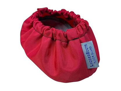 Step Ladder Safety Shoe Floor Protectors - Reusable Ladder Covers - Lab Tested - Made in The USA Set of 4, Red - color: Red