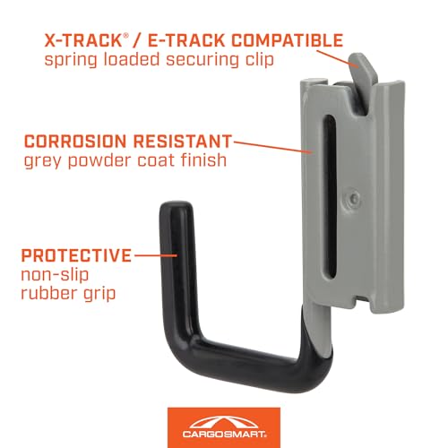 Small Square Hook - Grey Powder Coat 1 Pk - style: Small Square Hook