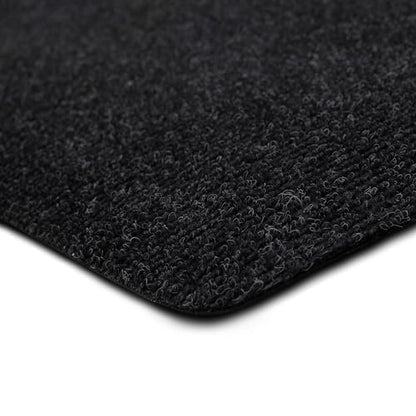 Mohawk Home Utility Runner Floor Mat Black 3' X 8' All Weather Indoor/Outdoor Non Slip Perfect for Garage, Entryway, Porch, and Laundry Room