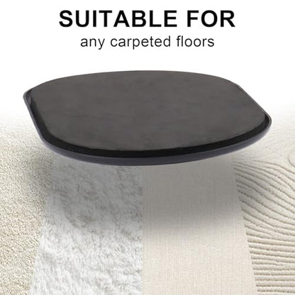 8PCS Furniture Sliders, 9-1/2" X 5-3/4" Large Furniture Movers Sliders, Reusable Sliders for Furniture on Carpet for Heavy Furniture, Furniture Moving Made Simple! - size: 9-1/2" X 5-3/4" (Black)