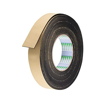 uxcell Sealing Foam Tape 30mm Wide 1.5mm Thick 10m/32.8ft Long, EVA Self Adhesive Weather Strip for Window Door Insulation - size: 30mmx1.5mmx10m