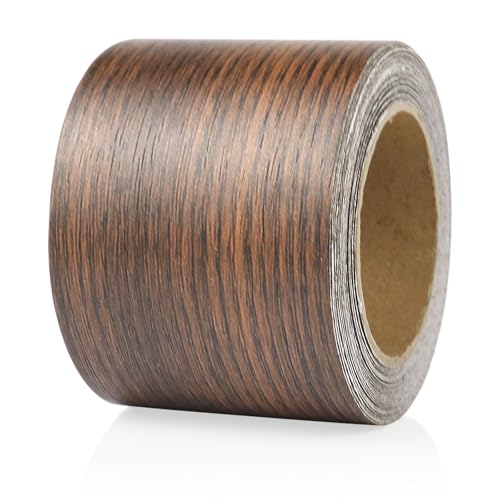 BOMEI PACK Wood Grain Repair Tape,Self Adhesive Repair Patch for Furniture, Floors, Cabinets, Windows, Doors, RV, Home Decor and DIY Projects (1, Walnut) - color: Walnut