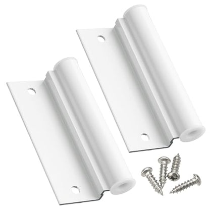 Screen Door Lower Hinge Leaf for Andersen Screen Doors Aluminum White Screen Door Hinge (2 Pack) - size: Screen Door Lower Hinge Leaf
